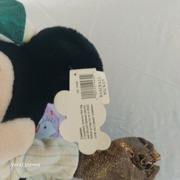 Vintage Disney Mickey Mouse Baseball Stuffed Doll - Picture 9 of 14